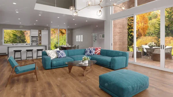 Кварц-виниловая плитка Alpine Floor Premium XL Дуб Насыщенный ЕСО 7-7, 8 мм. 43 класс в Челябинске