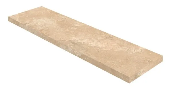 Керамогранит Coliseum Аурелия Беж Ступень угловая правая (Натуральный, 33х120) в Челябинске