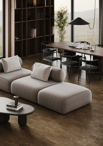 Паркетная доска Quartz Parquet Штучный паркет Дуб Брауни 44-413 в Челябинске