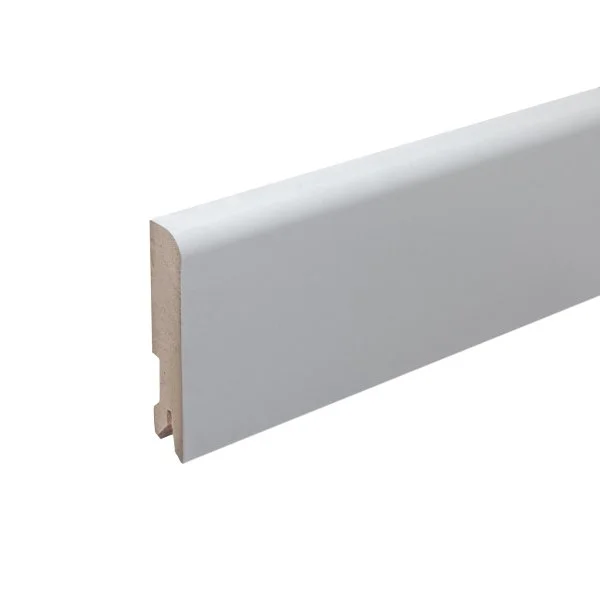 Плинтус MDF Bonkeel 24116 Белый (80х16х2400 мм) в Челябинске