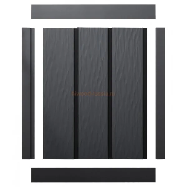 Финишный молдинг LF124A GR15K правый декорированный (42х12х2700мм) в Челябинске