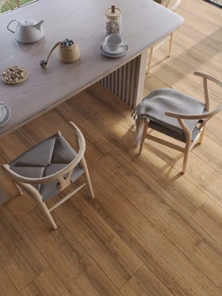 Ламинат Egger PRO 8/33 4V Large Aqua+ Дуб Шерман коньяк коричневый EPL184 в Челябинске