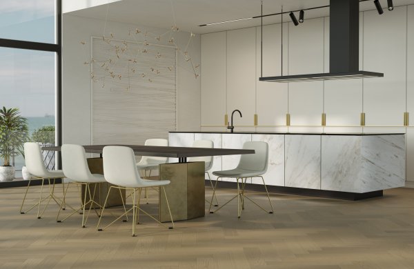 Паркетная доска Quartz Parquet Английская Ёлка Дуб Шампань 33-414 в #REGION_NAME_DECLINE_PP#